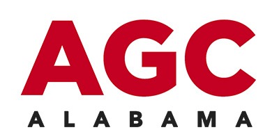AGC Alabama logo with red text