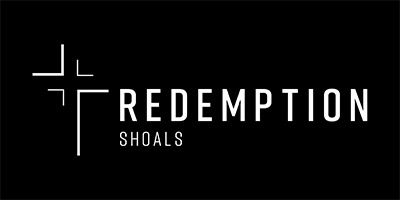 Redemption Shoals logo on black background