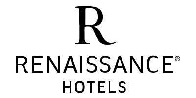 Renaissance Hotels logo in black and white.
